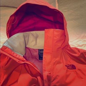 North Face Raincoat barely worn !!